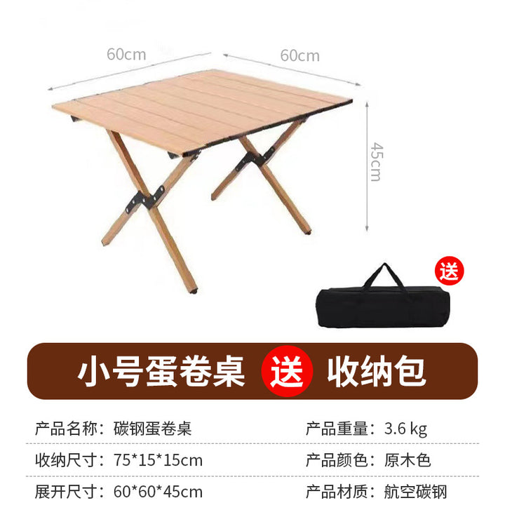 Folding Camping Table Made of Durable Material Bowlift