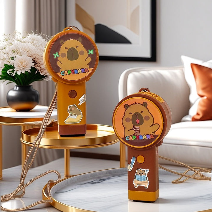 Women's Creative Hand Fan with Charming Animal Design Bowlift