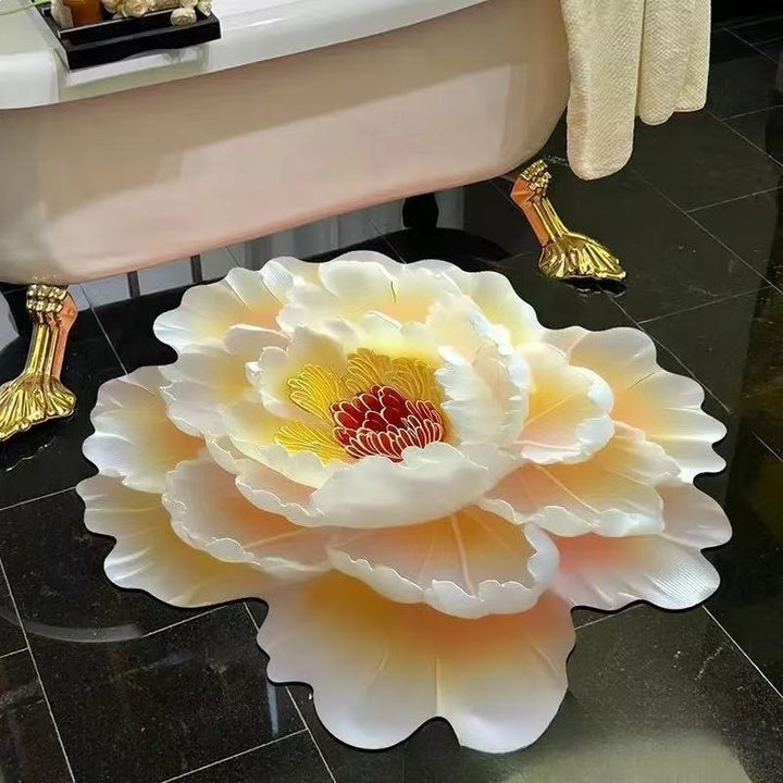 Decorative Flower Bath Mat