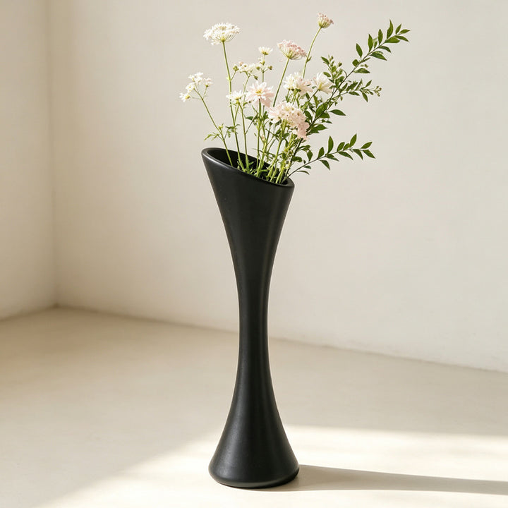 Elegant Curvy Decorative Floor Vase Bowlift