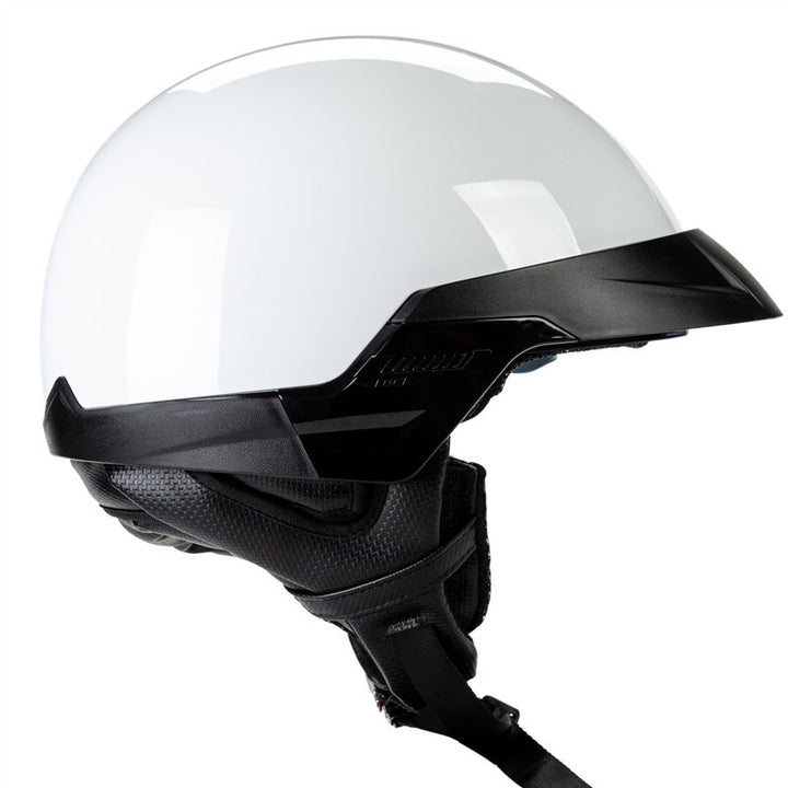 Urban Style Motorcycle Half-Helmet with Visor Bowlift
