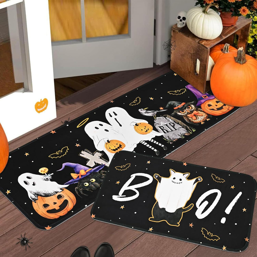 Halloween-Themed Decorative Floor Mat Bowlift