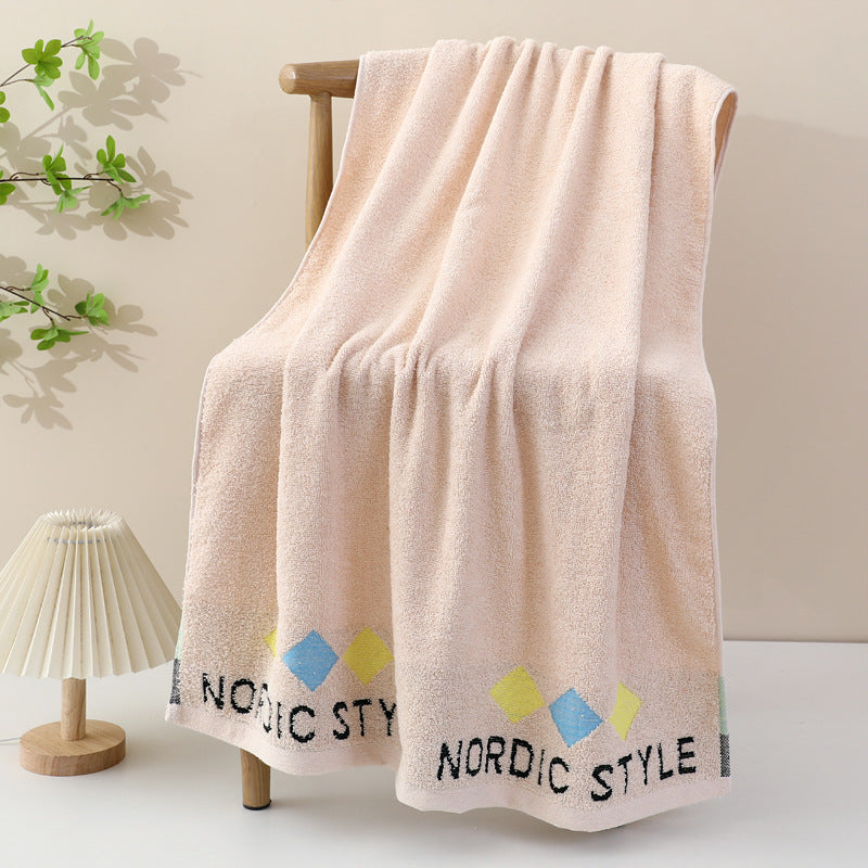 Cozy and Stylish Bath Towel in Nordic Style Bowlift