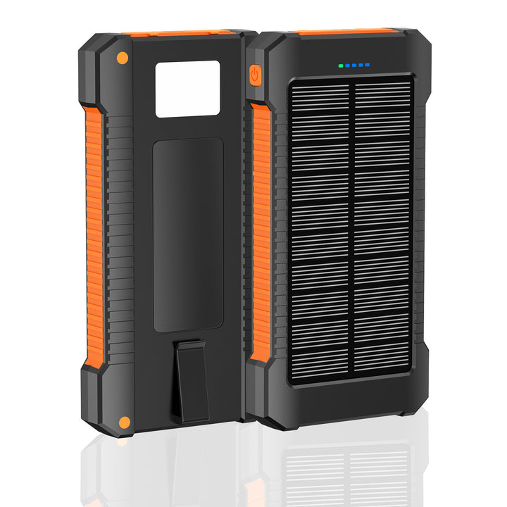 Robust Solar Power Bank with Integrated LED Light Bowlift