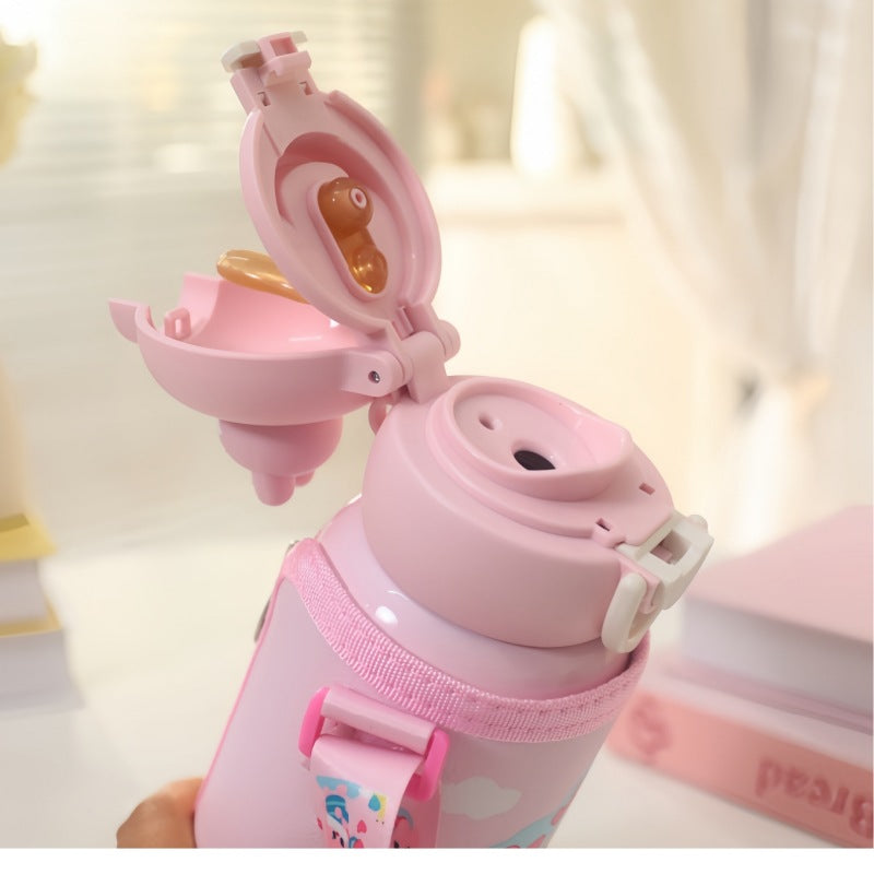 Women’s insulated bottle with cute cat design Bowlift