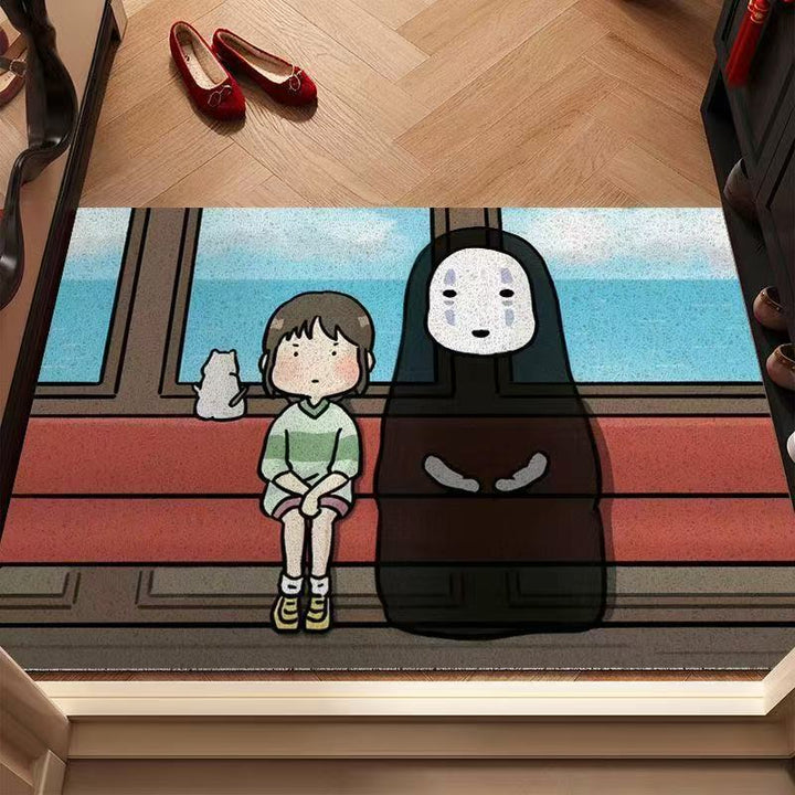 Cartoon-Themed Floor Mat Bowlift