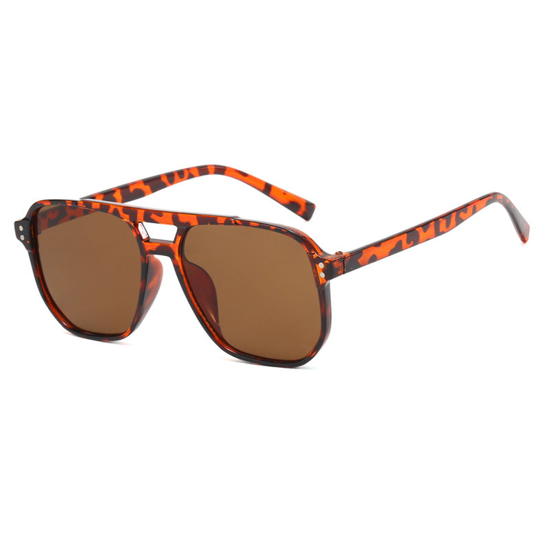Women's oversized sunglasses with geometric design and UV protection Bowlift