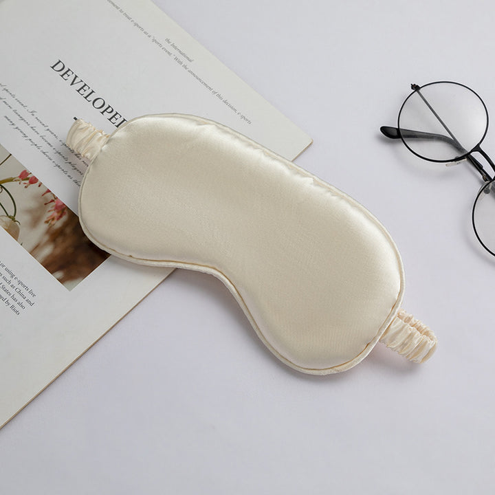Unisex nan luxurious satin sleep mask with adjustable elastic band and soft padding Bowlift
