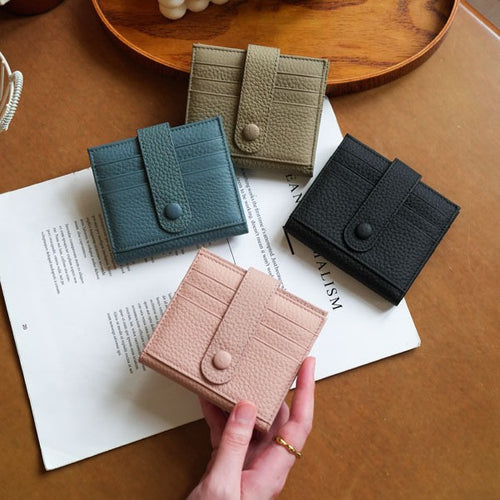 Compact Leather Coin Wallet