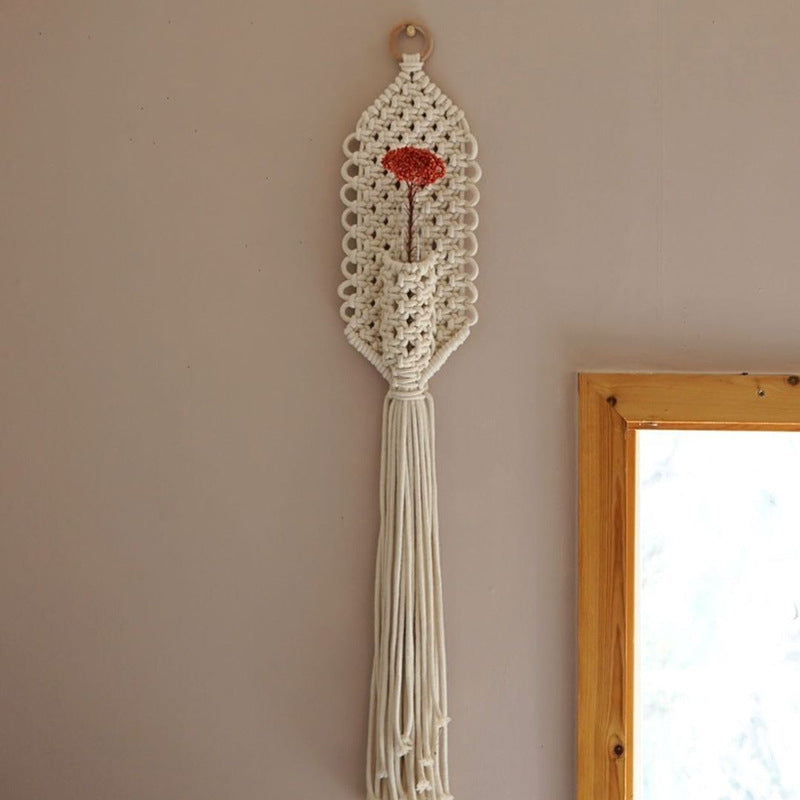 Decorative Macramé Wall Hanging Organizer Bowlift