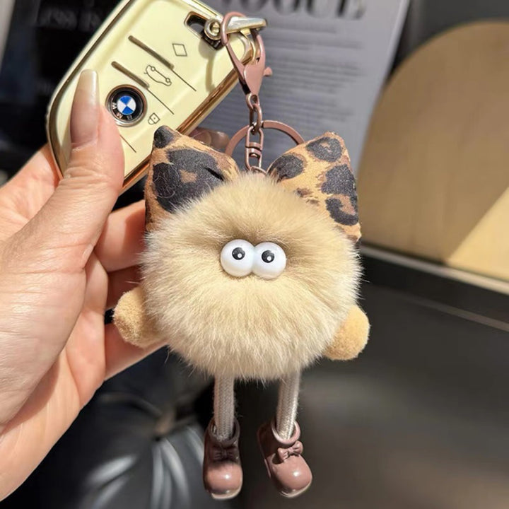 Cute Cartoon Plush Keychain Bowlift