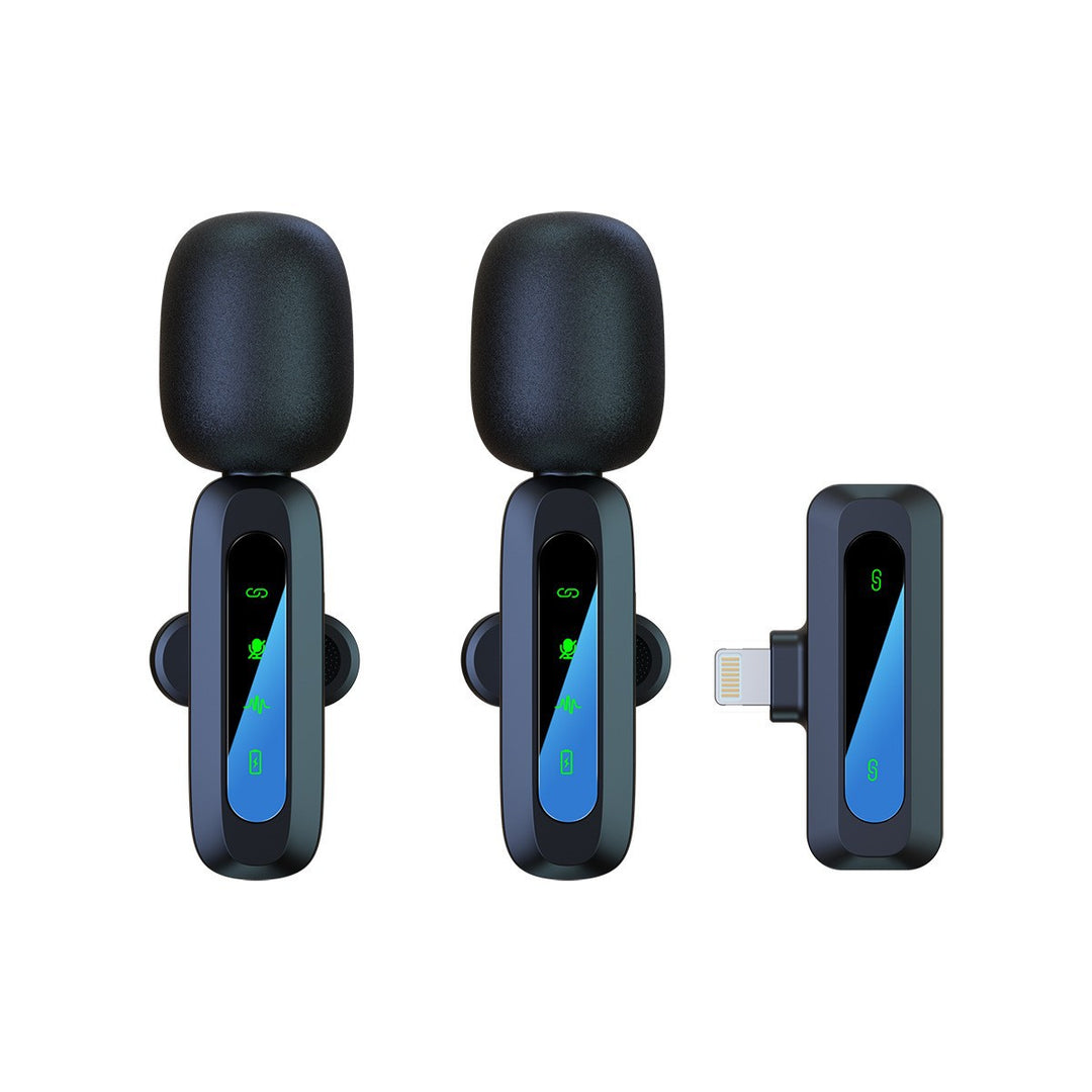 Wireless Lavalier Microphone with High-Sensitivity Audio Recording Bowlift