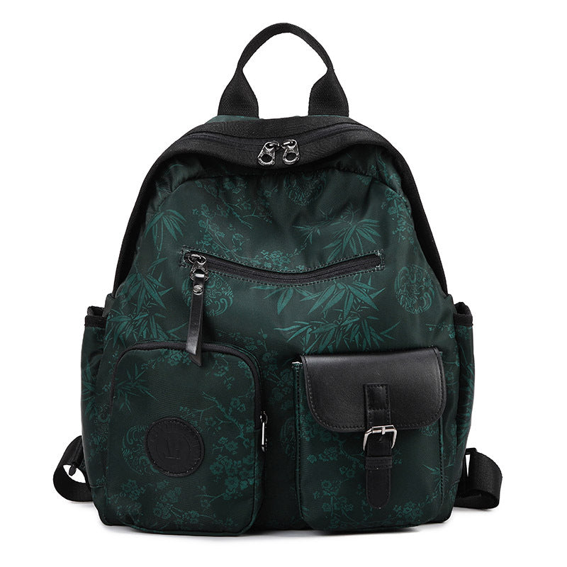 Floral Patterned Backpack Bowlift