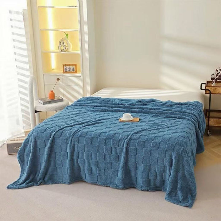 Women Soft and Breathable Plaid Blanket Bowlift