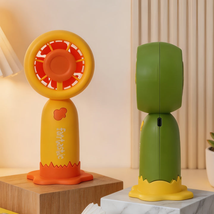 Ladies Portable Mini Fan with USB Charging Station Bowlift