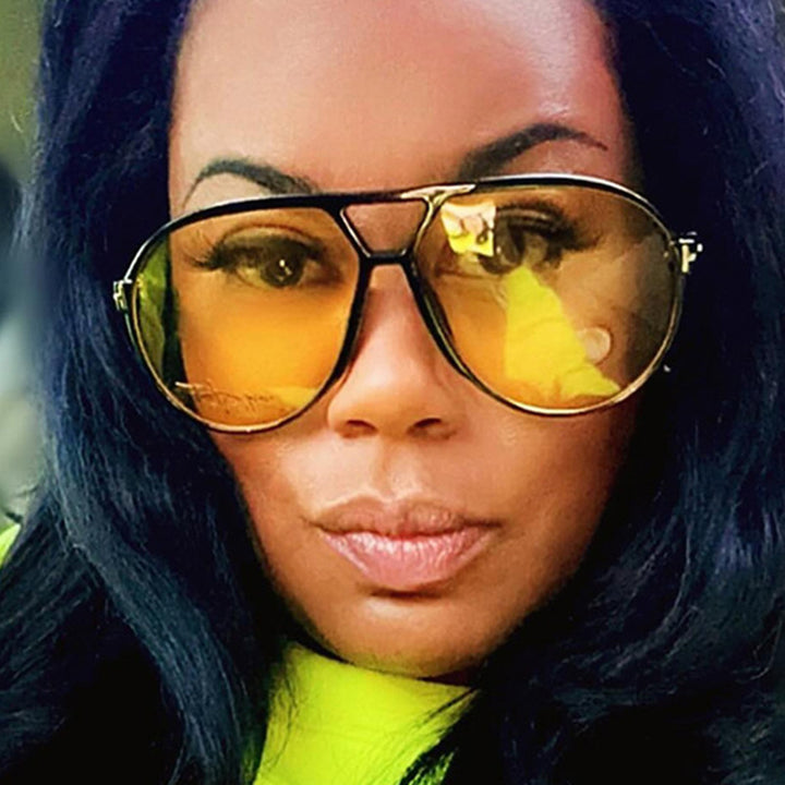 Women's fashionable sunglasses in stylish pilot look Bowlift