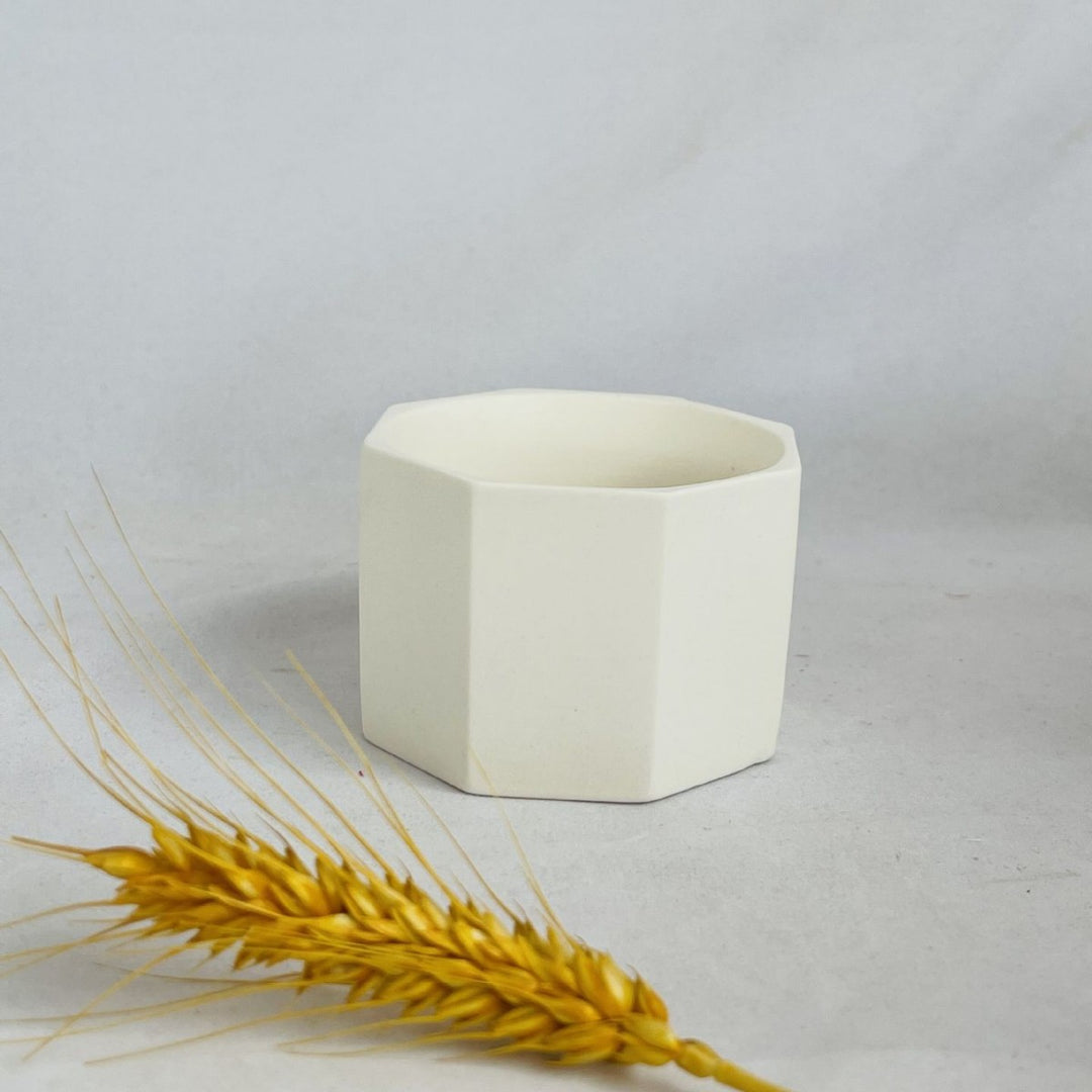 Geometric Ceramic Planter Bowlift