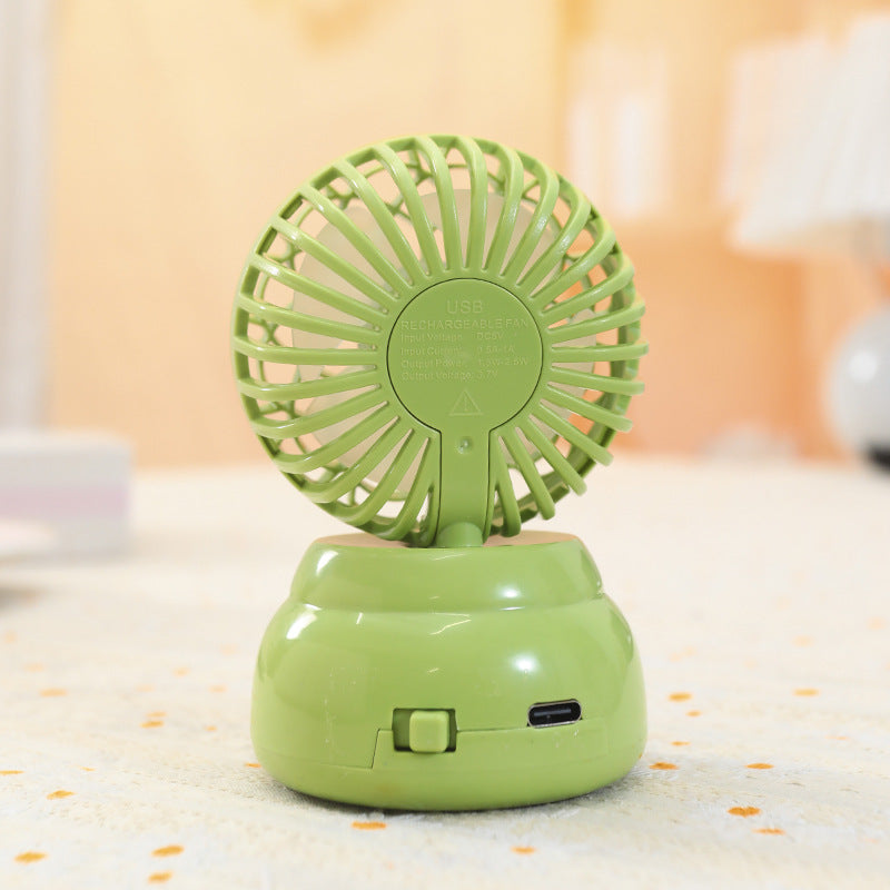 Women's Portable Table Fan in Creative Flower Design Bowlift