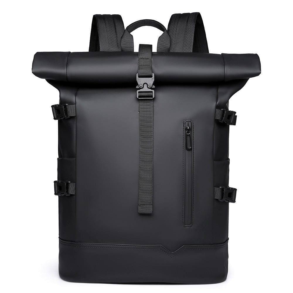 Stylish Roll-Top Waterproof Backpack Bowlift