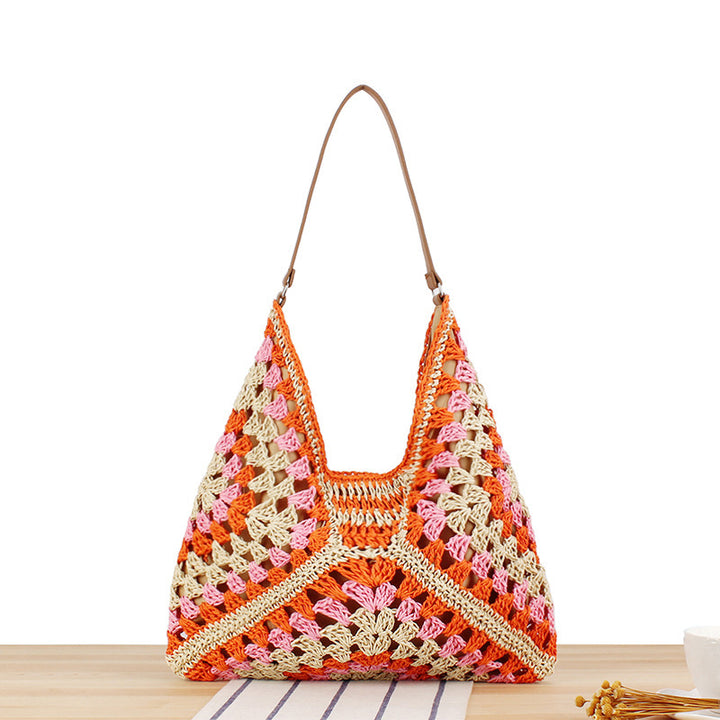 Designer crossbody bag in modern net design Bowlift