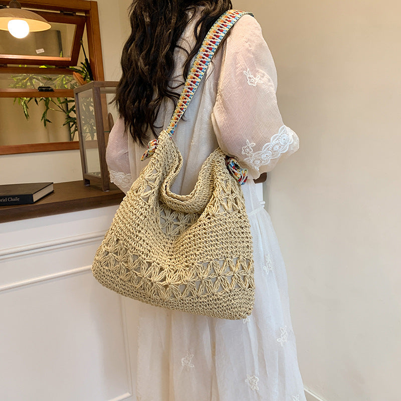 Handcrafted Boho Chic Crochet Tote Bowlift