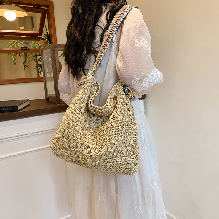 Handcrafted Boho Chic Crochet Tote Bowlift