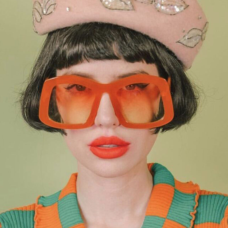 Women's large sunglasses with fashionable design and UV protection Bowlift