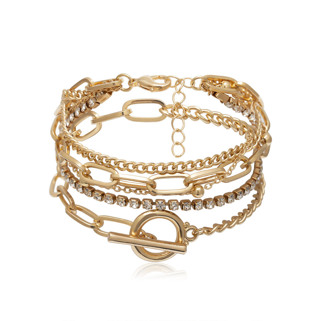 Multi-Layered Chain Bracelet Bowlift