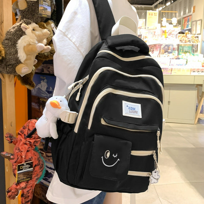 Multi-Pocket Casual Backpack Bowlift