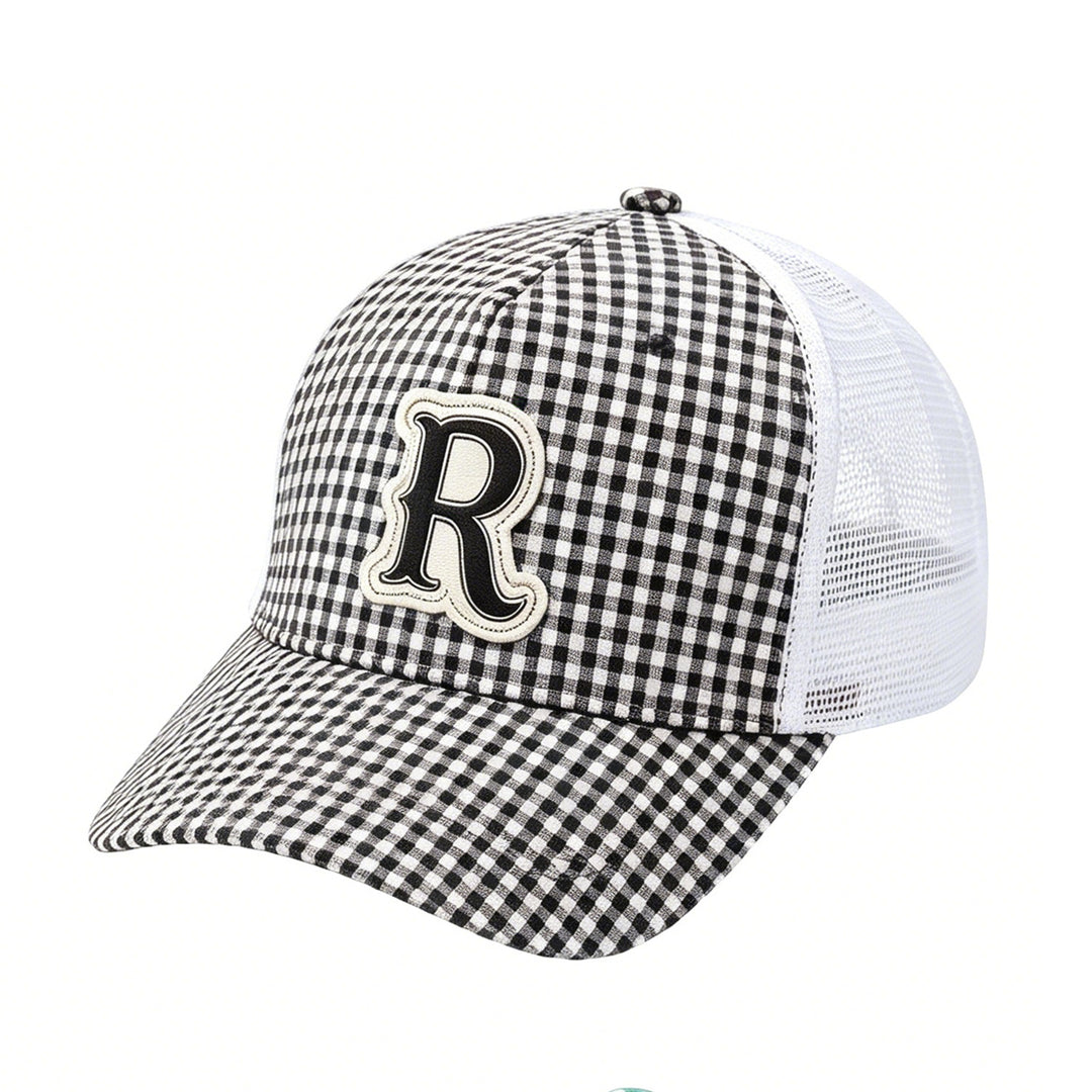 Women's Casual Checkered Beanie Bowlift