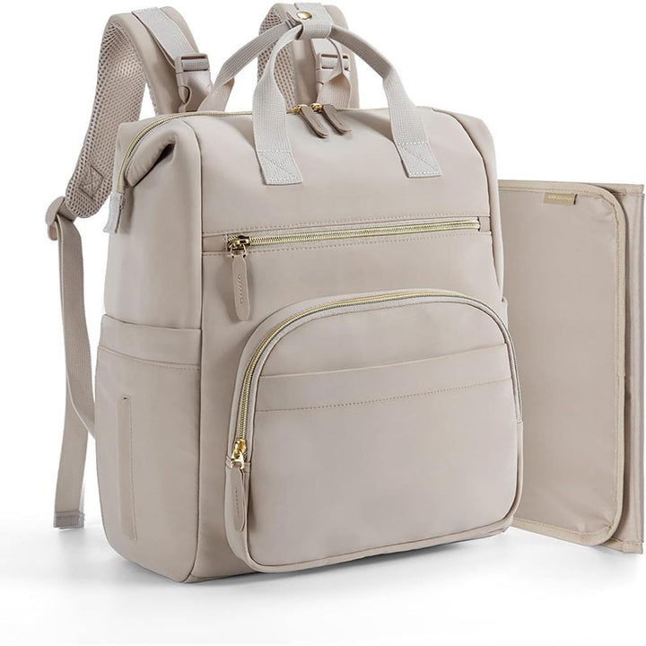 Practical laptop backpack with innovative storage space and multifunctional compartments Bowlift