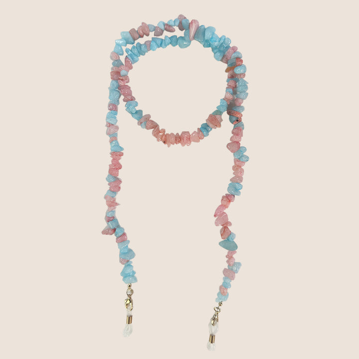 Artisan Gemstone Eyewear Chain Bowlift
