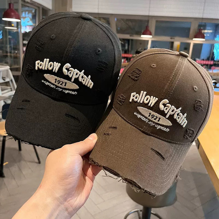 Men's Distressed Graphic Baseball Cap Bowlift 1784270078