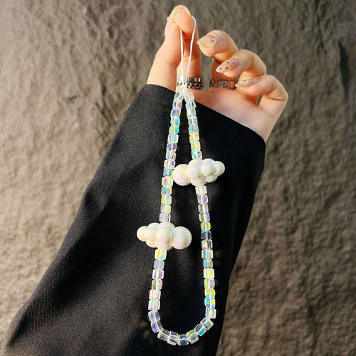 Beaded Cloud Charm Eyewear Holder Bowlift