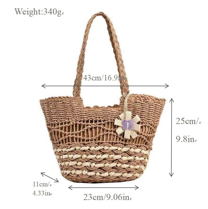Handwoven Beach Tote Bowlift