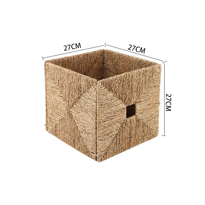 Decorative Woven Storage Basket Bowlift