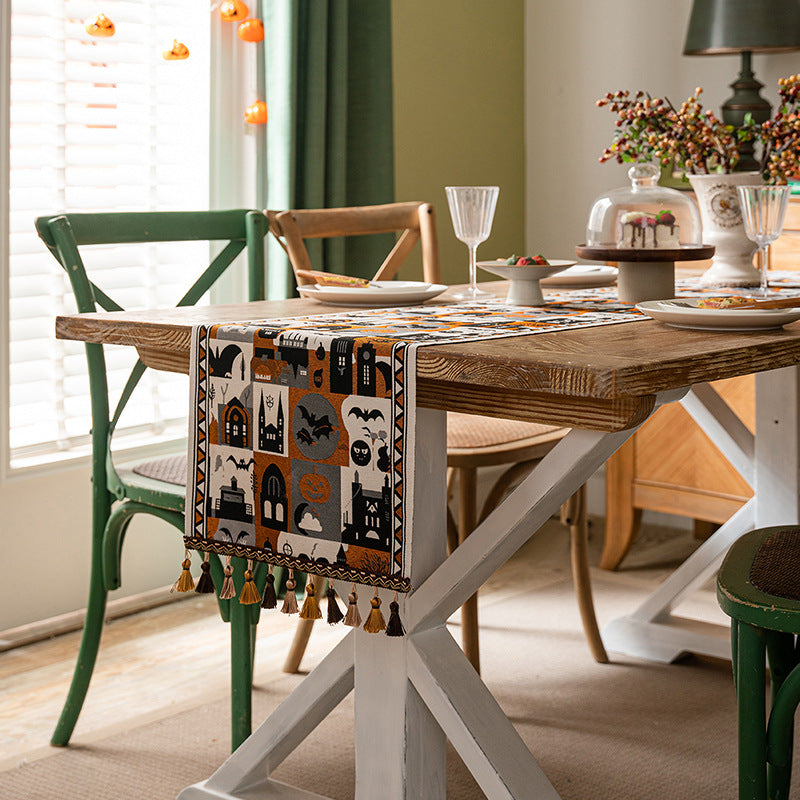 Geometric Patterned Table Runner