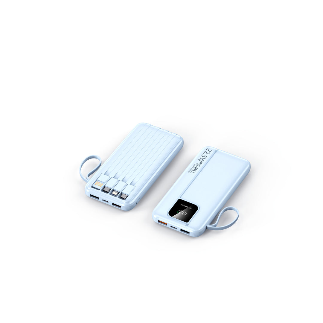 Compact power bank with intelligent LED display Bowlift