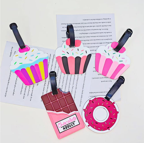 Unisex Luggage Tag in Chocolate Format Bowlift