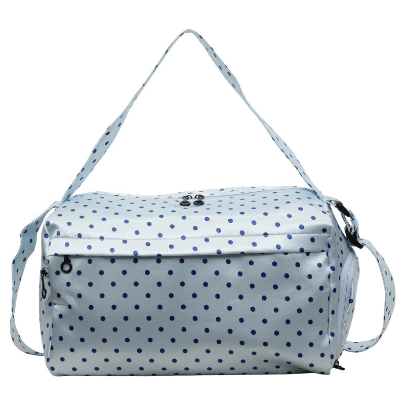 Stylish Polka Dot Travel Duffle Bag Bowlift