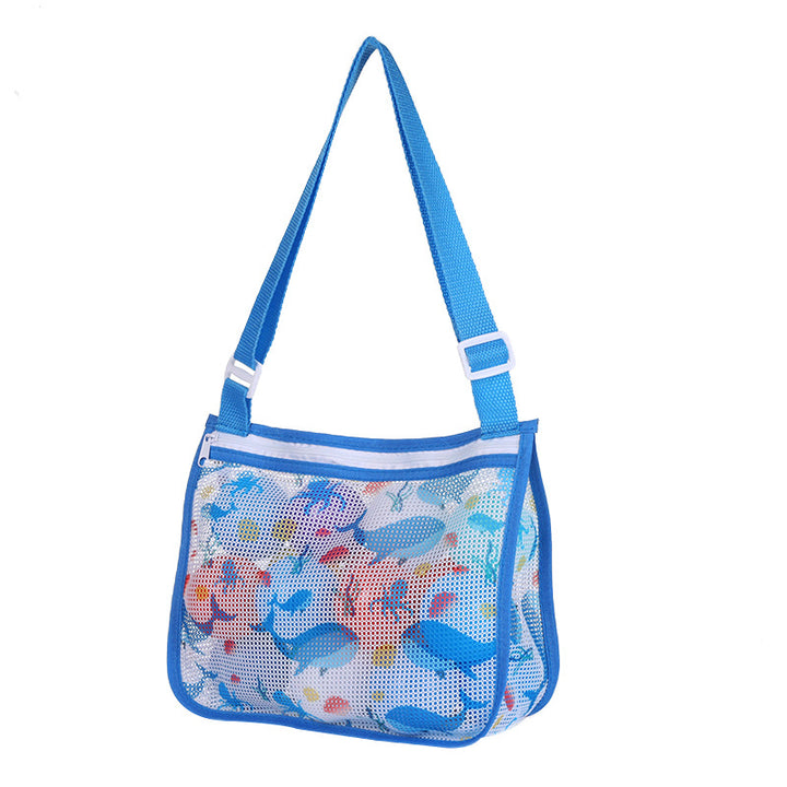 Versatile Beach Bag In Airy Mesh Design Bowlift