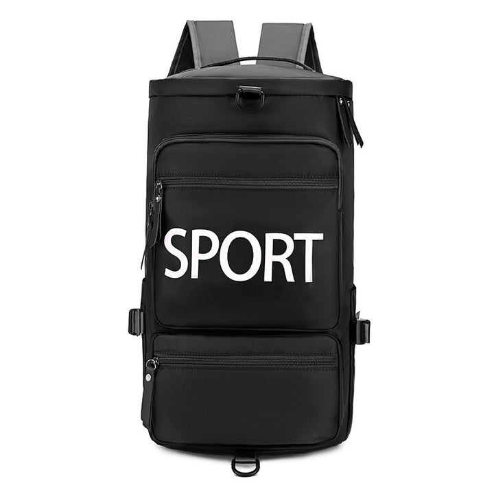Sporty backpack with multiple compartments and reflective elements Bowlift