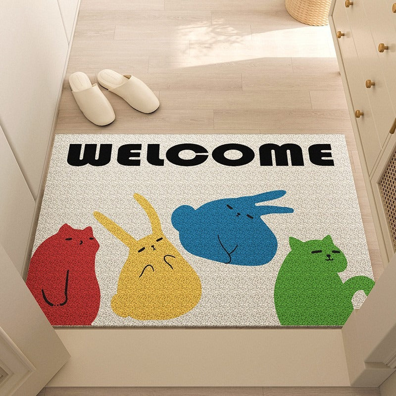 Artistic Welcome Floor Mat Bowlift