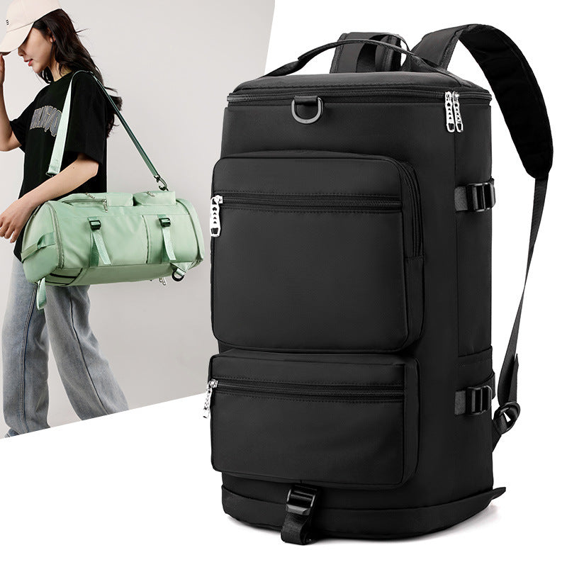 Multi-Compartment Travel Backpack Bowlift