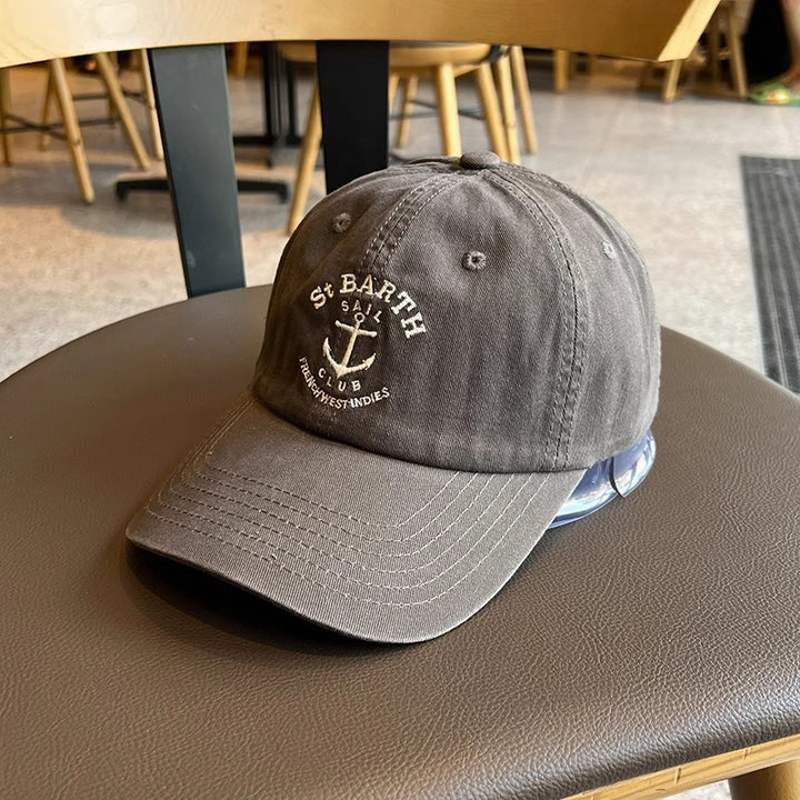 Unisex Nautical-Themed Adjustable Cap Bowlift