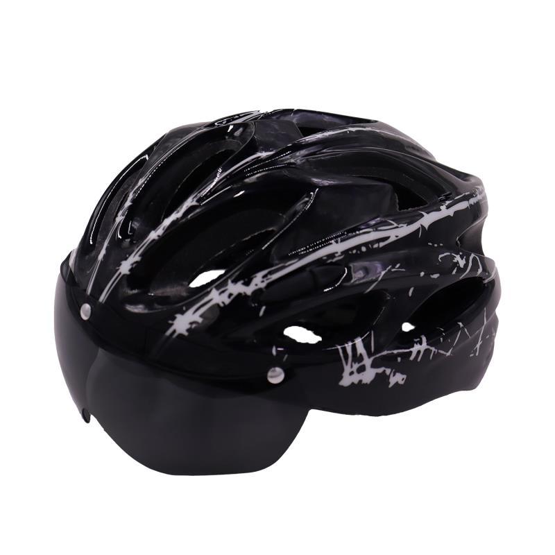 lightweight ventilated cycling helmet with adjustable fit system and removable visor Bowlift