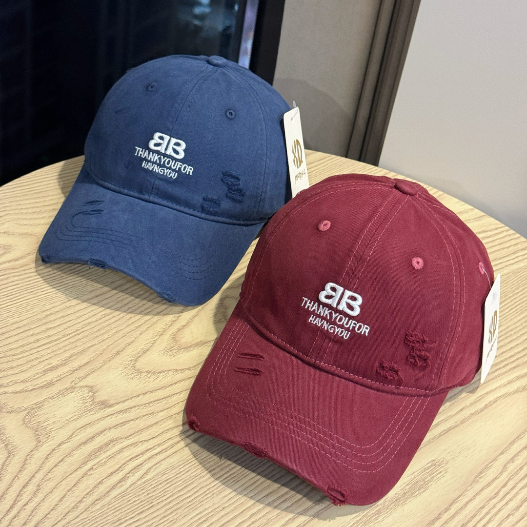 Unisex Distressed Casual Baseball Cap Bowlift