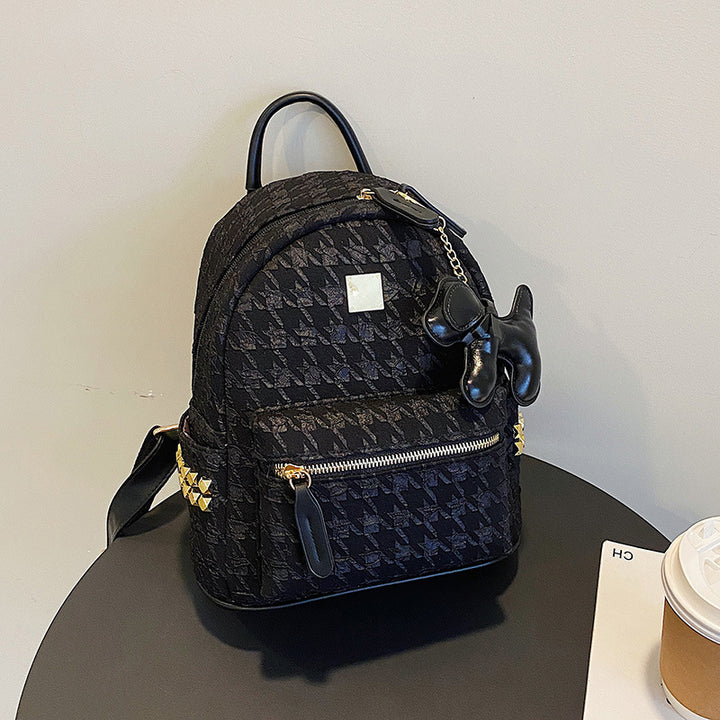 Textured Mini Backpack Bowlift