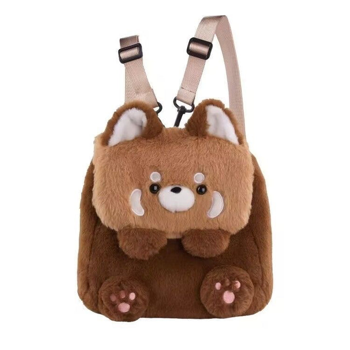 Plush Backpack with Cute Animal Design Bowlift