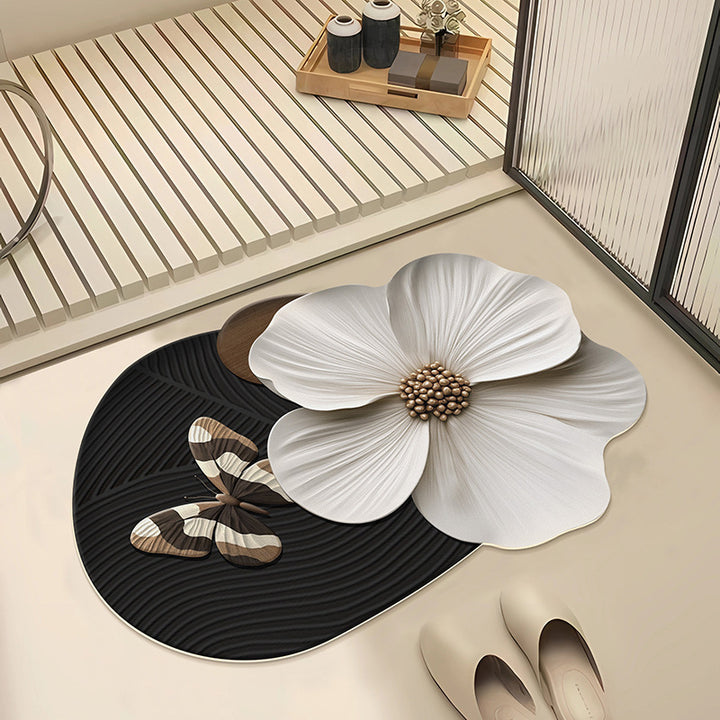 Artistic Floral Area Rug